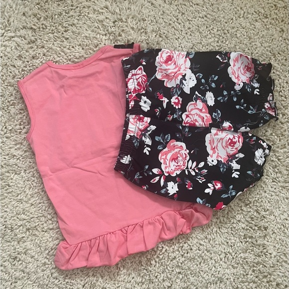 GIRLS 2 PIECE BOUTIQUE SHORT SET NIP SIZE M - Picture 9 of 14